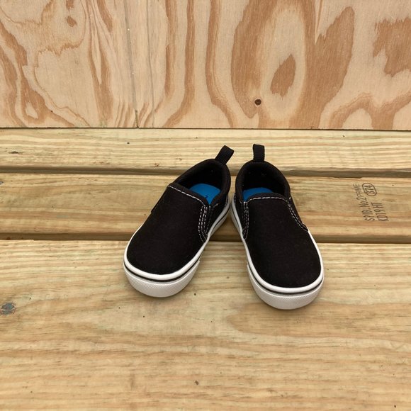 Wonder Nation Toddler Size 3 Canvas Shoes, Black - Picture 5 of 5